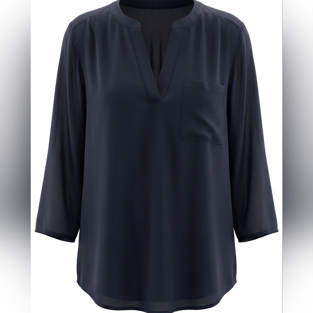 Adrienne Vittadini Womens Us SizeMidnight Blue Blouse Size 3X